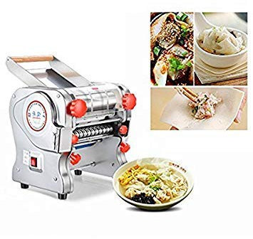 Pasta Maker 220V 750W Home Commercial Stainless Steel Electric Pasta Press Maker Noodle Making Machine Veggie Pasta Maker,UK Plug
