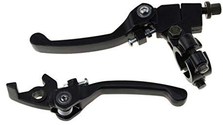 GOOFIT 22 mm 7/8 handle Bar Folding mano Controles palanca de embrague con perca palanca de freno reemplazo para Dirt Pit Bike 110cc 125cc