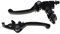 GOOFIT 22mm 7/8 HandleBar Folding Handsteuerungen Kupplungshebel mit Barsch Bremshebel Ersatz für Dirtbike Pitbike 110cc 125cc