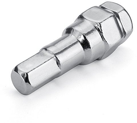 FEVERWORK 6 Point Spline Sided 12mm Hex Key Tuner Wheel Lug Nut Tool Socket Adapter Wrench