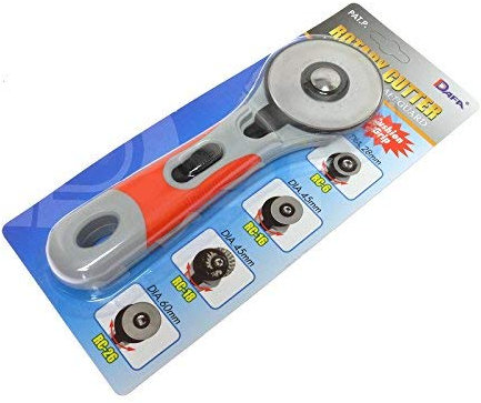 Supercrafts 60mm DAFA Rotary Cutter for Sewing, Crafts, Fabric, Leather etc