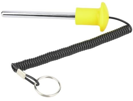 Pila de pesas, accesorios para ejercicios MAGT Cinturón Pila de pesas magnética Perno de apilamiento Entrenamiento (Amarillo 10 * 105)