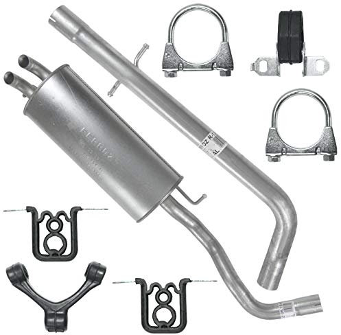 Auspuffanlage Schalldämpferset Auspuff für A3 8L Leon 1 I 1M New Beetle 1 I 9C Golf 4 IV Fließheck 1.9 TDI