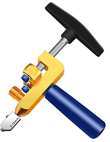 Verre Outil De Coupe,Qualité SupéRieure 3Mm-15Mm,Kit D'Outils De Coupe De Verre 2 En 1,Verre Outil À Main Kit CéRamique Multifonctions Pour Le Verre Carrelette