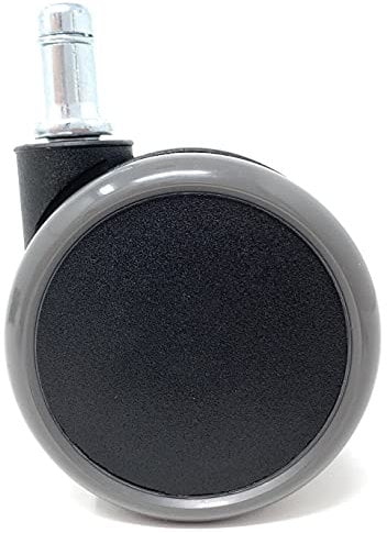 Nowy Styl Bürostuhlrollen für harte Böden 11 mm x 24 mm Hartbodenrollen 5er Set