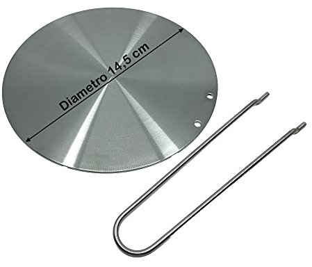 JCSPARES® - Piastra diffusore calore adattatore per pentole cucina piano cottura a induzione universali diametro da 14,5 a 24 Cm per ogni pentola (14,5 Cm)
