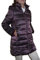 Fantasy Pelliccia Ecologica Reversibile Piumino Imbottito Lunga Ragazza Donna Cappuccio (4XL 54 IT Donna, Prugna)