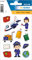 HERMA 15487 Aufkleber Pilot klein groß, 33 Stück, Berufe Sticker mit Flugzeug Koffer Motiv, Kinder Etiketten für Fotoalbum Tagebuch Poesiealbum Scrapbooking Geburtstag Dekoration Briefe DIY Basteln