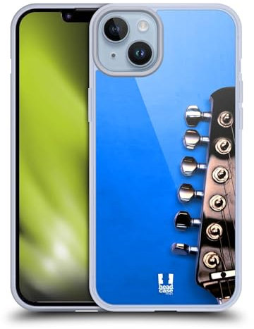 Head Case Designs Azul Motivación de Hacer Ejercicio Caso de Gel Suave Compatible con Apple iPhone 14 Plus