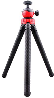 vreplrse Trépied d'appareil photo DSLR professionnel randonnée support de téléphone Portable Selfie Live Streaming caméscope support accessoire de photographie