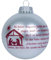 Uljö Christbaumkugel 'Weihnachtsgeschichte' - Silber, Glas, 7 cm, Hängend, Klassisch, Weihnachten