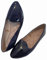 Shoes8teen Ballerina-Schuhe für Damen, Leopardenmuster und einfarbig, 14 Farben, 1800 Navy, 43 EU