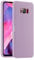 HULLIN Colorful Silicone Phone Case Cover, Suitable for Samsung Galaxy S8+ / Samsung S8 Plus (6.2) - Grass Purple