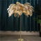 ANram Moderne Luxe Véritable Plume D'autruche Or Lampadaire En Métal Nordique Lampe Sur Pied Villa Repot Hôtel Décor Éclairage Romantique Princesse Chambre Chevet Lampadaire 160 cm
