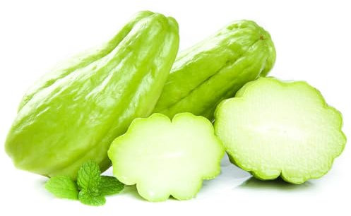 80 Pcs Chayote Samen Bio - Sechium Edule - Gartenkräuter Samen, Exotische Zimmerpflanzen, Chayote Frucht Samen, Gemüsebeet Winterharte Kübelpflanzen, Gemüse Bio Saatgut, Grünpflanzen