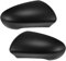 X AUTOHAUX Left & Right Side Wing Mirror Cover Casing Cap for Nissan Qashqai J10 2007-2014 Door Mirror Cover Black