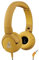 POGS-Kinderkopfhörer mit Kabel | The Elephant 2 | Faltbarer robuster Kinderkopfhörer ab 3 Jahren | Lautstärkebegrenzung 85 dB, Mikrofon | On-Ear | Musik-Sharing-Funktion (rGelb)