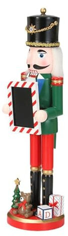 Muñeca cascanueces de Navidad | Cascanueces de madera de Navidad - Muñeca de figura de cascanueces, cascanueces de madera tradicional de Navidad, cascanueces de madera tradicional para mesa del hogar