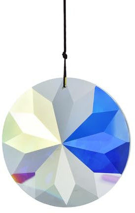 60mm de Largo dragón de los Ojos en Forma de Huevo de Malla Larga Pipa Larga Tira de Estrella de Seis Puntas Grandes de Cristal Colgante de Sol Catcher decoración de los Muebles Adornos