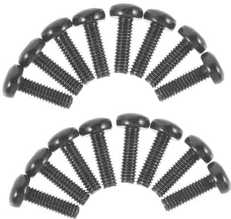 GLEAVI Spare Parts for Ring Video Doorbell 100pcs Ring Doorbell Screws Black 304 Stainless Steel M2.5 * 8 Pan Head Machine Screws Easy Install
