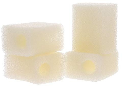 TOBBOMEY Aquarium Filterschwämme 4 Stück Schwammfilter Für Innenfilter Filtermaterial Für Aquarium Hohe Wasserdurchlässigkeit Für Nano-Aquarien Und Kleine Durchflusssysteme