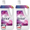LENOR Color Flüssigwaschmittel Amethyst Blossom Dream, 100 Waschladungen, tiefe Sauberkeit auch bei kalter Wäsche und 3 mal länger anhaltende Frische (Verpackung kann variieren) (Packung mit 2)