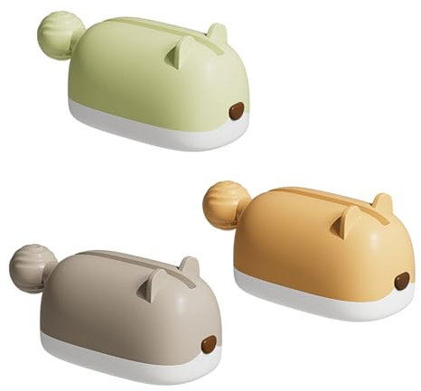 MALSSE Bunte Zahnpasta-Quetscher für Kinder und Erwachsene, um die Paste zu maximieren, 3 Stück