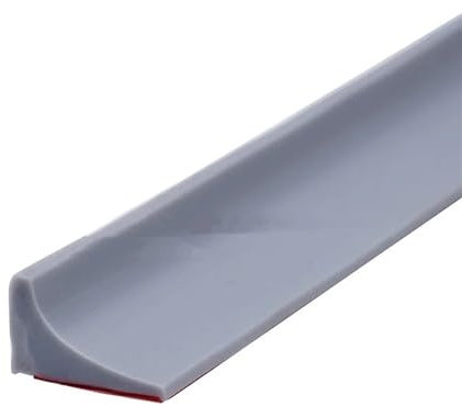 GTHTUHFD Bodenbarriere Für Nassräume, Dichtungsstreifen Für Duschwannen, Biegbarer Silikon-Wasserstopperstreifen, Halterung Für Küchenarbeitsplatten, Hochwasserbarriere Für B,Grey-80cm