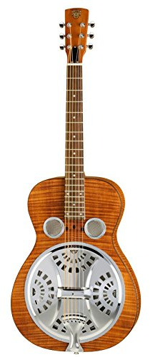 Epiphone DWHOUNDLX Dobro Hound Dog Deluxe Round Neck Resonatorgitarre Vintage Brown