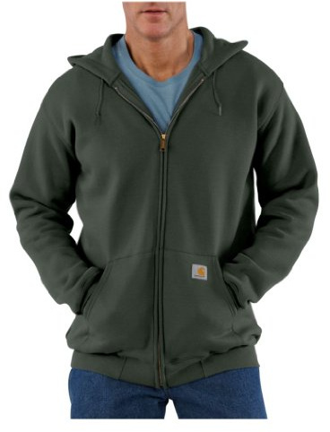 Carhartt Herren-Sweatshirt mit lockerer Passform, mittelschwer, Durchgehender Reißverschluss