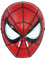 Rubie's Offizielles Kostümzubehör Spiderman-Maske, Halbmaske, geformt, für Kinder, Einheitsgröße, rot Halloween