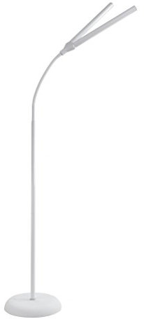 Daylight Company DN1530 , Integrated, 10 W, Duolamp_Floor_White , 132x53x21cm