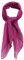 TigerTie Feines Damen Chiffon Nickituch in magenta einfarbig Uni - Größe 58 cm x 58 cm - Tuch Halstuch Schal