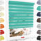 Schuette® Rollo ohne Bohren & mit Bohren 2in1 ● Tag & Nacht Doppelrollo Kollektion: Sea Eye (Türkis) ● 100 x 130 cm (Breite x Höhe) ● Suprafix Klemmrollo = Klemmfix 2.0 ● 60s Montage mit Video