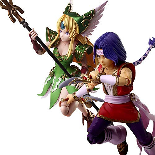 Square Enix Trials of MANA Bring Arts Action Figure - Hawkeye & RIESZ