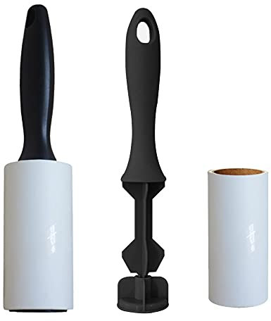 LYYDAN Rouleau Adhesif Vetement, 2 Rouleaux Super Collant Brosse Anti Poils Animaux, Brosse Adhesive pour Vêtements Canapé, Lit Et Siège Auto, 50 Feuilles/Rouleau