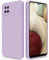 GiiYoon Case Compatible with Samsung Galaxy A12 4G/5G/M12, Slim Liquid Silicone Shockproof Phone Case with Soft Microfiber Lining- Purple