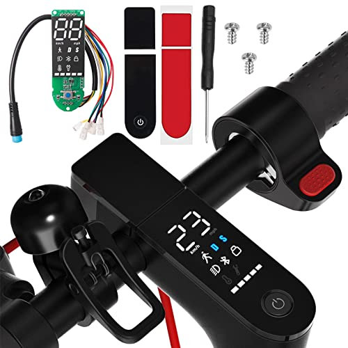Scooter Dashboard Kompatibel with Xiaomi M365 /M365 Pro /M365 Pro 2/1S, V2.0 Upgrade Elektroroller Dashboard Zubehör mit Bluetooth-Leiterplatte Scooter-Steuerplatine, Bildschirmabdeckung Roller