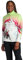 Spyder Sunset Zip T-Neck, Damen, Lime Ice, M