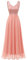 Gardenwed Abendkleider Elegant für Hochzeit Damen Kleider Cocktailkleid Spitzenkleid Festliche Kleider für Damen Ballkleid Blush XL