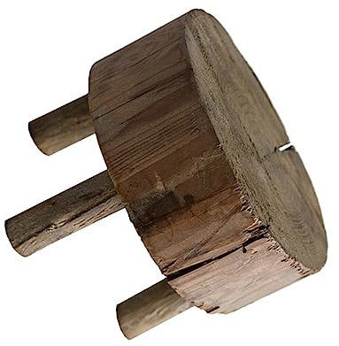 Abaodam Solid Wood Photography Stool Portable Small Chinese Style Chair Retro Wooden Stool Props