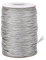 G2PLUS 1.5mm Silver Nylon Cord String, 100m Satin Braided Cord, No-elastic Roman Blind Cord, Jewelry Making Cord, Chinese Knot Cord for Necklace, Bracelets and Beading, (BTS02935)