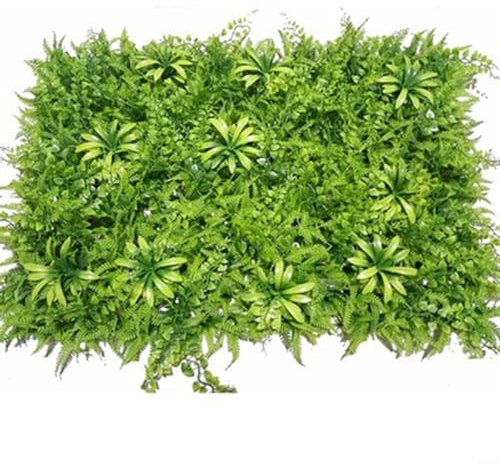 EpheyFIF Künstliche Pflanzen-Wandpaneele, 40 x 60 cm, grünes Gras, Wandhecke, Wandpaneele, Sichtschutzzaun, Garten, Spalier, Blattschutz, Hintergrund für Innen- und Außendekoration (1#)