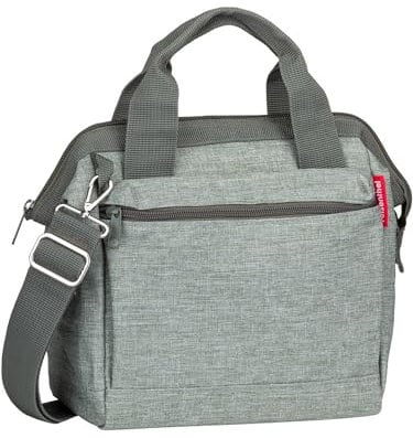reisenthel Allrounder Cross Twist sage – Kleine Crossbody Bag mit abnehmbarem und verstellbarem Schultergurt – Aus wasserabweisendem Material