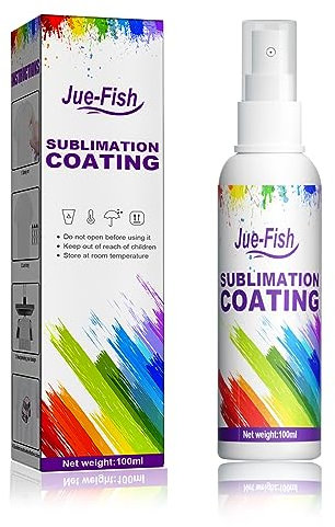 Hyclam Spray de revestimiento por sublimación de 100 ml, perfecto para colores más brillantes y vibrantes, revestimiento de sublimación, se adapta a telas cerámicas