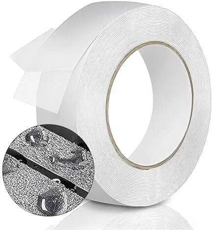 Nastro Adesivo Antiscivolo Trasparente per Sicurezza Scale, 10m x 2cm, Strisce Antiscivolo Resistenti all'Acqua e all'Abrasion, Ideali per Scale Esterne e Interne, Cucine, Bagni e Aree di Passaggio