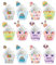 KOBOKO Happy Birthday Cupcake Wrapper,12 Set Cupcake Deko Geburtstag, Happy Birthday Kuchendeko Set,Muffin Deko Geburtstag,Happy Birthday Cupcake Topper für Kinder Geburtstag Party Deko