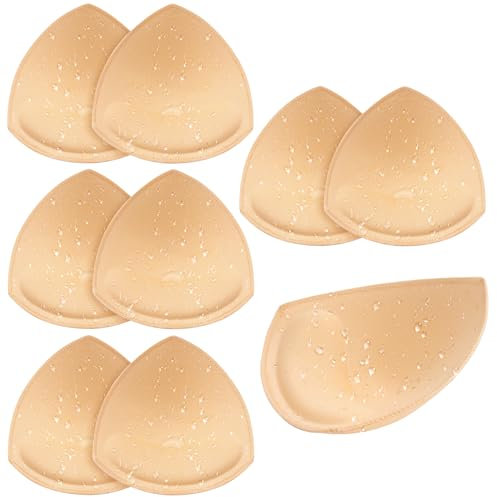 Nimiah Waterproof Swimsuit Bra Inserts Pads Removable Bathing Suit Insert 4 Pairs Bikini Push up Inserts for Women AB