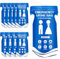 Zzeroon Einweg-Urinbeutel 10PCS 850ML,Ttragbare Urinal Unisex-Toilette Pee Bags und Vomit Bags für Reisen Notfall Camping Stau Auto Essentials Schwangere Patienten für Frauen Männer