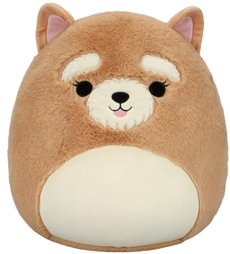 Squishmallows Squishmallow Plüschtier FuzzAMallows Chloeyana der Terrier 40 cm Kuscheltiere Original 2024